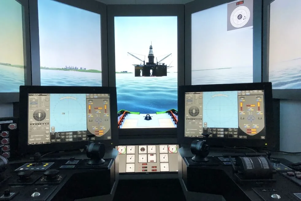 Sea Maritime Services - DP Simulator Course actual simulator